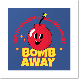 Bomb away Christmas t shirt Posters and Art